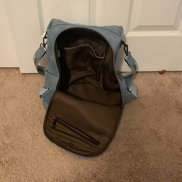 Blue Backpack/ Shoulder Bag - Picture 6 of 9